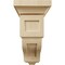 Ekena Millwork 5"W x 5 3/4"D x 10"H Medium Reyes Wood Corbel, Rubberwood CORW05X05X10RYRW - alternate 2